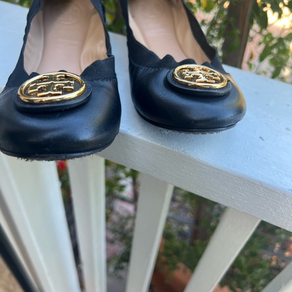 Tory Burch Black Ballet Flats - Picture 3 of 17
